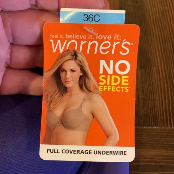 NWT warners full coverage underwire bra size 36 c - Picture 3 of 3